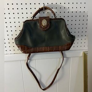 Green and brown Jackson purse
